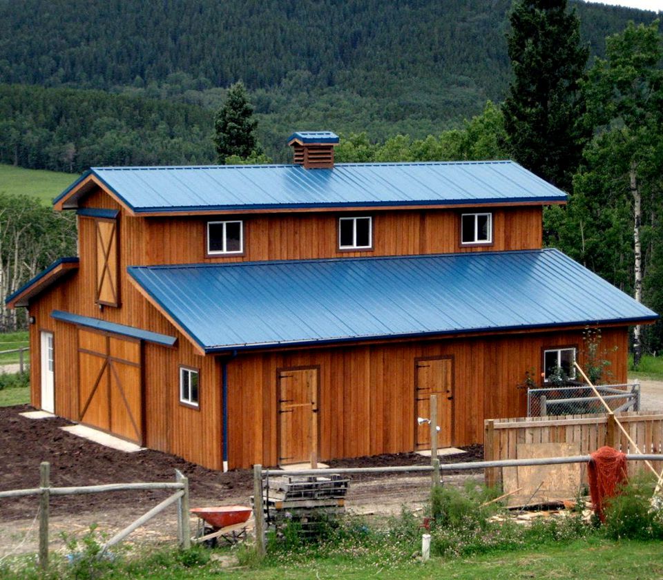 Horse Barn Plans Rocky View I